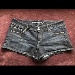 American Eagle Dark Wash Shorts